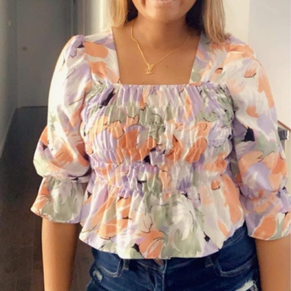 Flower crop top - Picture 1 of 1